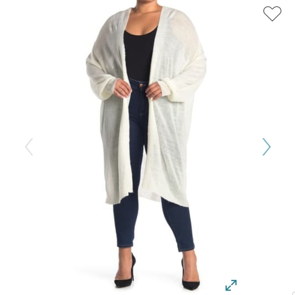 NYDJ Sweaters - NYDJ Open Front Featherweight Long Cardigan NWT